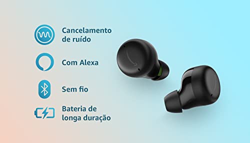 Echo Buds (2ª Geração): Fones de ouvido sem fio e Alexa