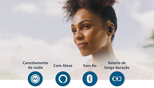 Echo Buds (2ª Geração): Fones de ouvido sem fio e Alexa