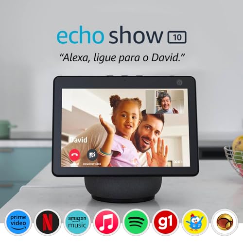 Echo Show 10: Smart Display HD de 10,1" com movimento e Alexa