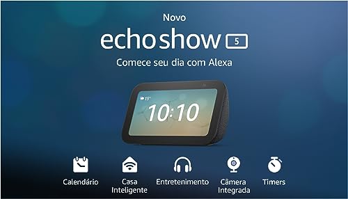 Echo Show 5 (3ª geração - 2023) Smart display com Alexa