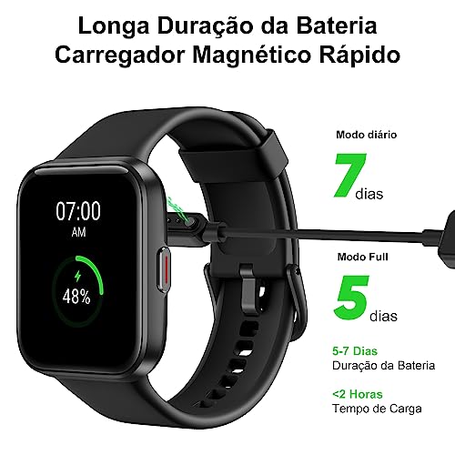 Smartwatch i2GO Track GO com Alexa Integrada, Tela 1,69", Bateria de até 7 dias