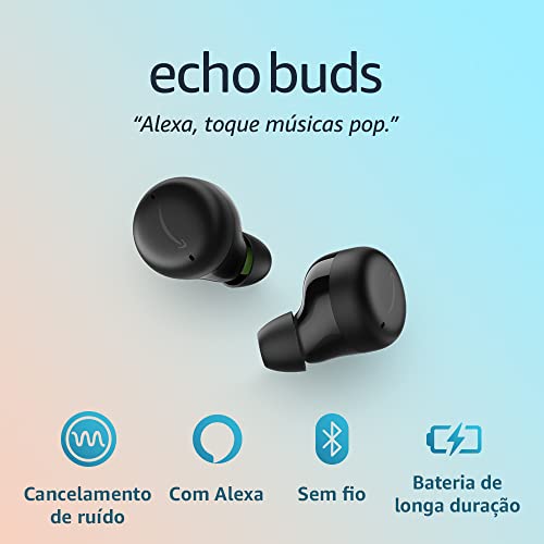 Echo Buds (2ª Geração): Fones de ouvido sem fio e Alexa