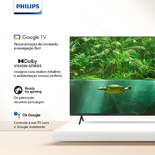 Smart TV Philips 70" 4K 70PUG7408/78, Google , Comando de Voz, VRR/ALLM, Bluetooth