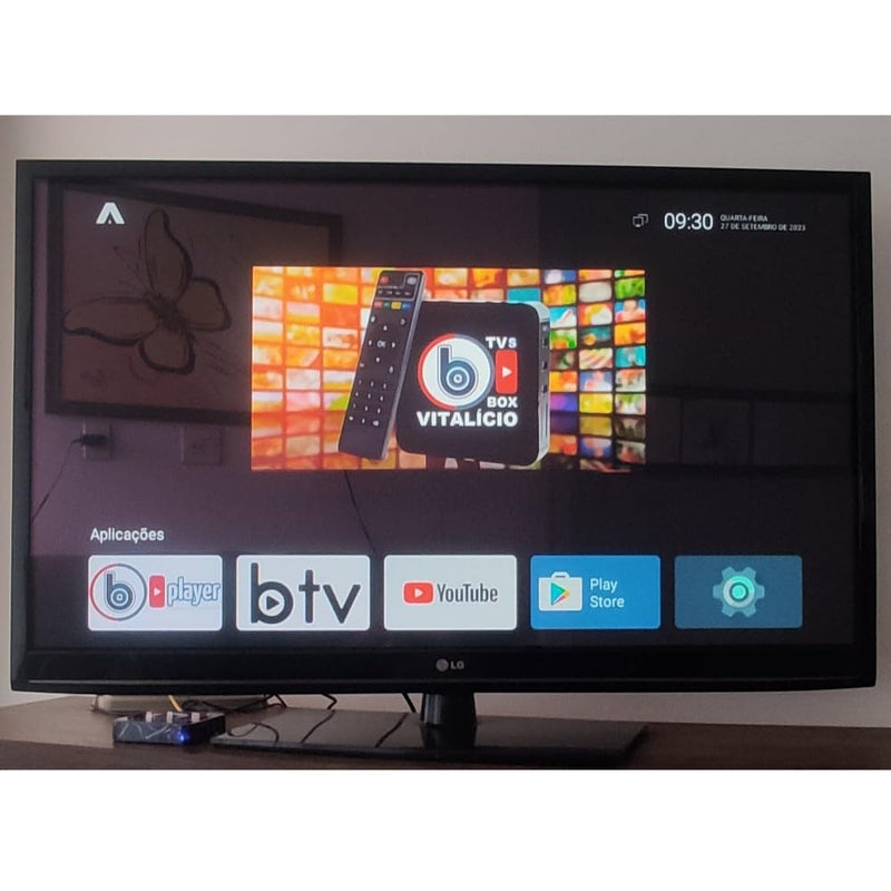 Smart box 4k Vitalício Com Anatel + Acesso no Smartpphone