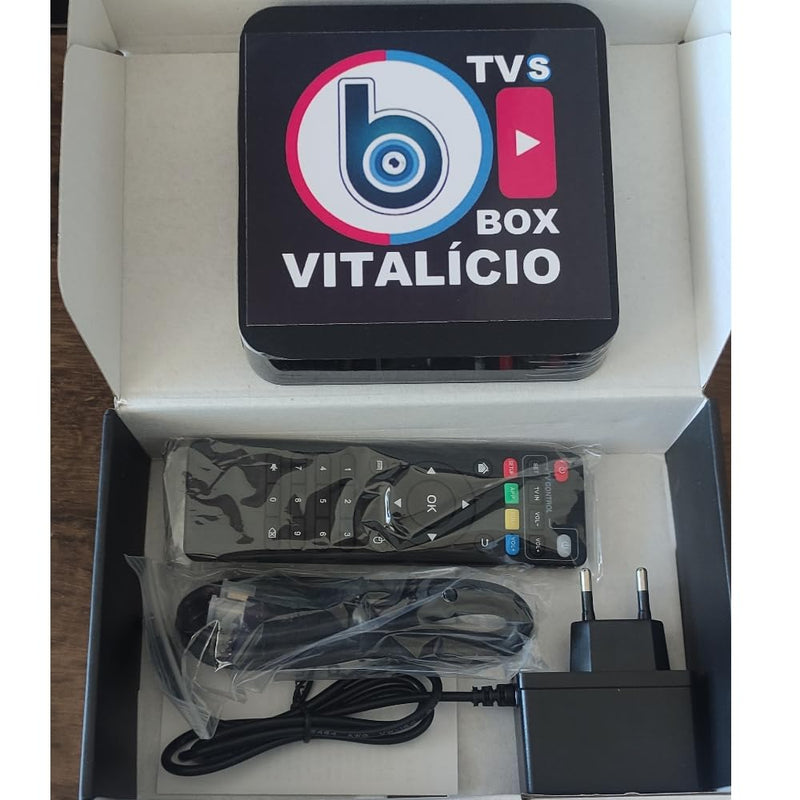 Smart box 4k Vitalício Com Anatel + Acesso no Smartpphone