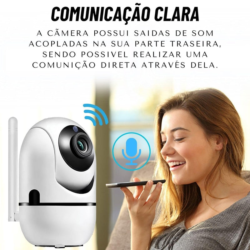 Camera Ip Wifi Giratória Onyon 1080p Estilo Babá Eletrônica Com Visão Noturna