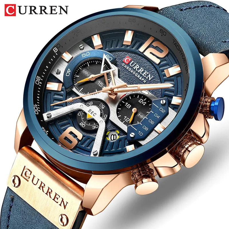 Relogio Masculino 2021 Mens Watches Top Brand Luxury Men Military Sport Quartz Watch Curren 8329